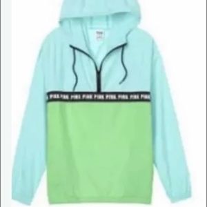 VICTORIA'S SECRET PINK ANORAK JACKET HOODIE XS/S